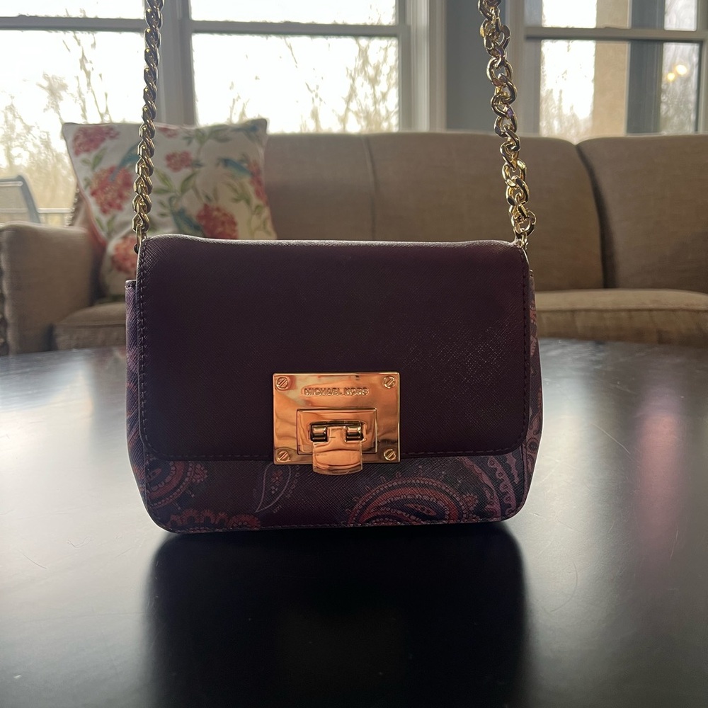Michael Kors Purple Crossbody Bag